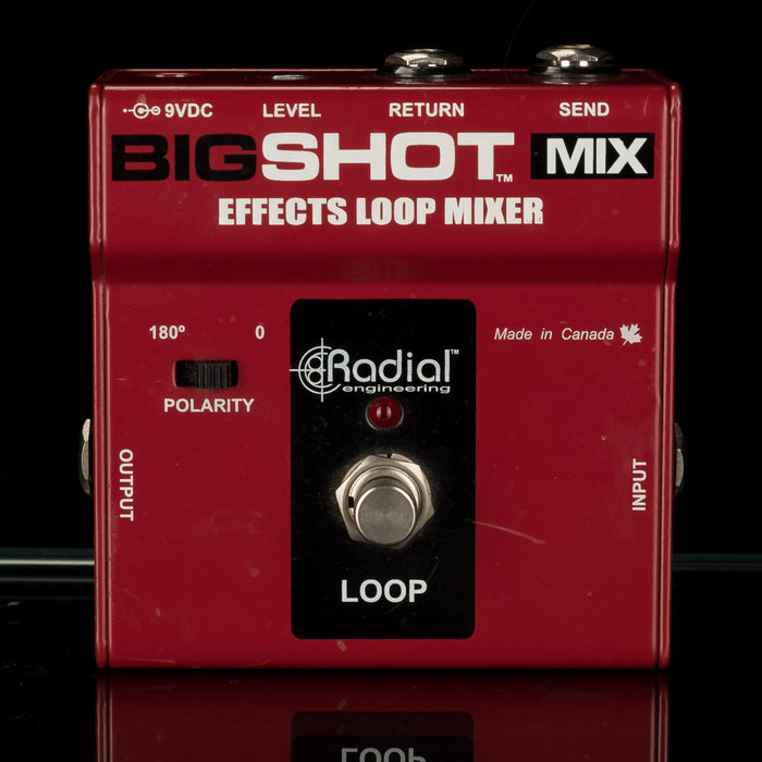 Used Radial Engineering BigShot Mix Wet Dry Effects Loop Pedal