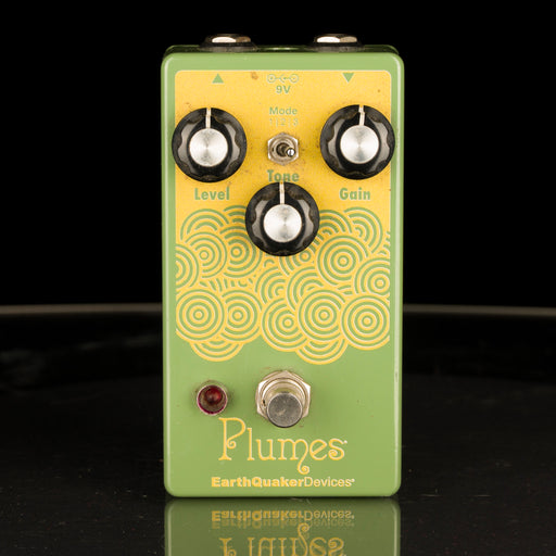 Used EarthQuaker Devices Plumes Black Overdrive Guitar Effect Pedal With Box