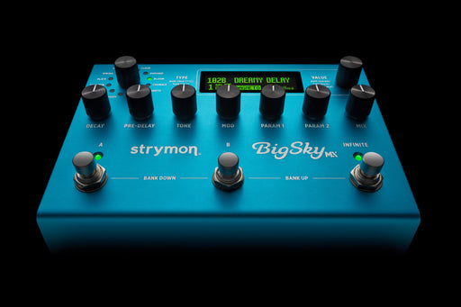Strymon BigSky MX Reverb Pedal Front Tilt