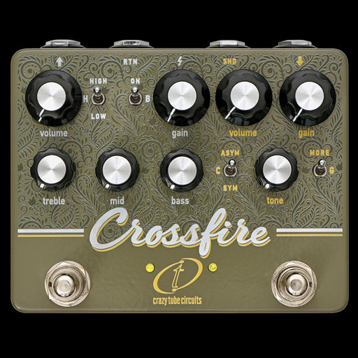 Crazy Tube Circuits Crossfire Preamp/Overdrive Guitar Effect Pedal