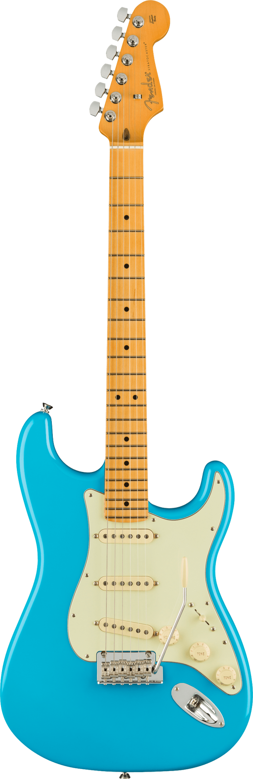 Fender American Professional II Stratocaster Maple Fingerboard Miami Blue Electric Guitar With Case