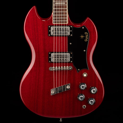 Used Guild Newark Street Collection S-100 Polara Cherry with OHSC