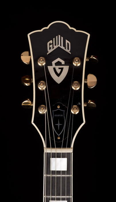 Pre Owned Vintage 1969 Guild Starfire VI Stereo with Bigsby Ebony Grain with OHSC - Jeffrey Foskett Collection