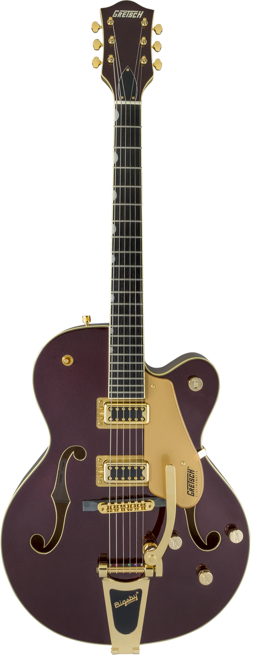 DISC - Gretsch G5420TG Electromatic 135th Anniversary Limited Edition Hollow Body Single-Cut with Bigsby Two-Tone Dark Cherry Metallic/Casino Gold