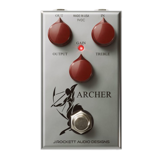 J Rockett Audio Designs Tour Series Archer Overdrive/Boost Guitar Effect Pedal