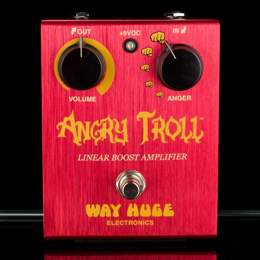 Used Way Huge WHE-101 Angry Troll Linear Boost Effect Pedal With Box
