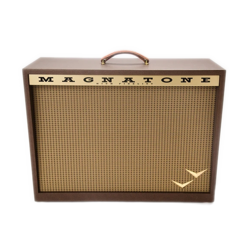 Magnatone 2x12 Traditional Brown Extension Guitar Amp Cabinet