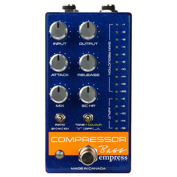 Empress Effects Bass Compressor Guitar Effect Pedal - Blue