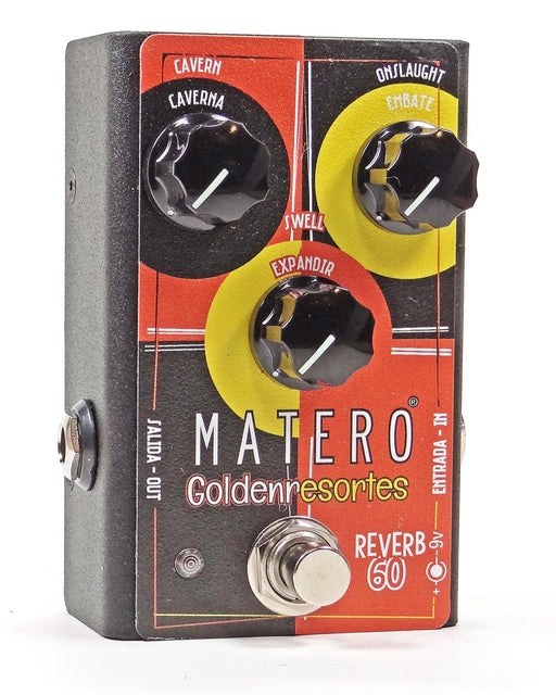 Matero Effects Golden Resortes Reverb Guitar Effect Pedal