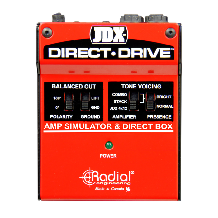 Radial JDX Direct-Drive - Active Guitar Amp Direct Box