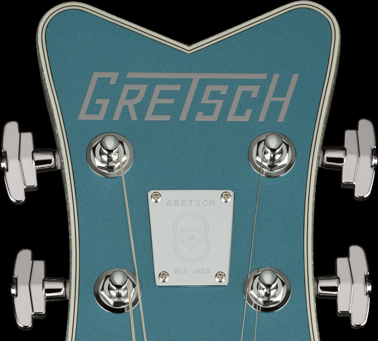 Gretsch G6134T-140 LTD 140th Double Platinum Penguin With Bigsby Two-Tone Stone Platinum/Pure Platinum With Case