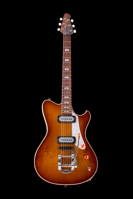 Powers Electric A-Type Select  Wild Honey Burst With Softshell Case
