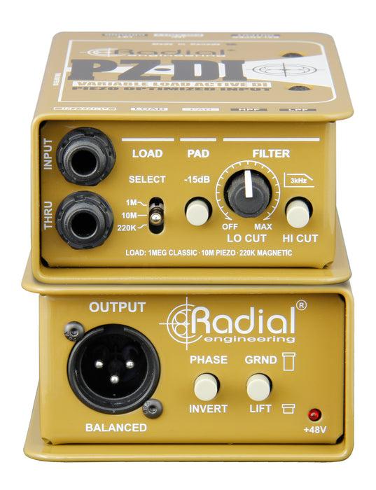Radial Engineering PZ-DI Orchestral Instrument DI