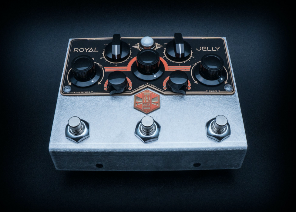 BeetronicsFX Royal Jelly Royal Series Overdrive Fuzz Guitar Effect Pedal
