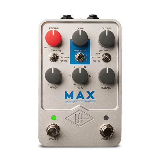Universal Audio UAFX Max Preamp And Dual Compressor Pedal