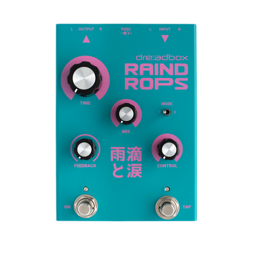 Dreadbox Raindrops Hybrid Delay/Pitch Shifter/Reverb Guitar Effect Pedal