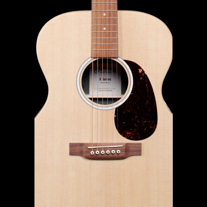 Martin 000-X2E Brazilian Acoustic-Electric Guitar Closeup Top