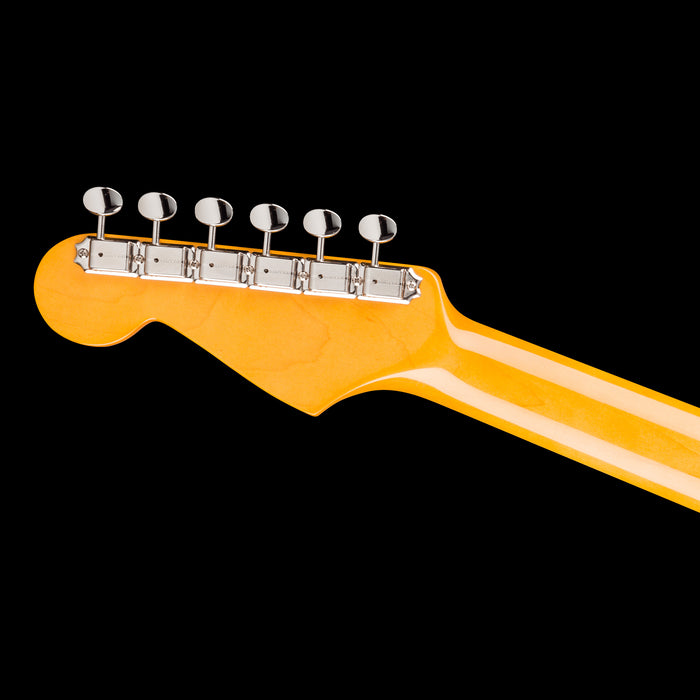 Fender American Vintage II 1965 Stratocaster Shoreline Gold Headstock Back 