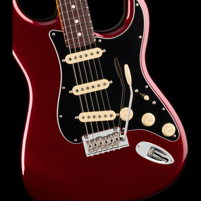 Fender American Professional Stratocaster Rosewood Oxblood Front Body Detail 