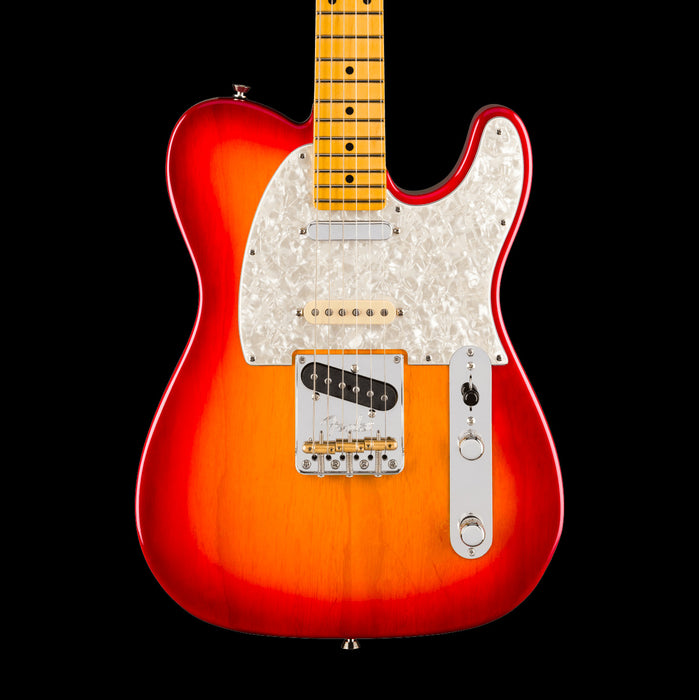 Fender American Professional Hot Shot Telecaster Maple Aged Cherry Burst Front Crop