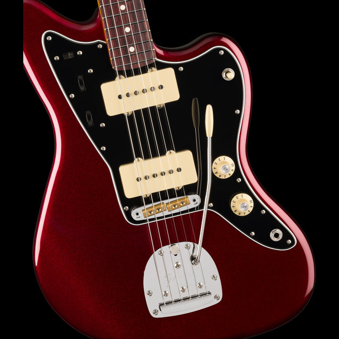 Fender American Professional Jazzmaster Rosewood Oxblood Front Body Detail 