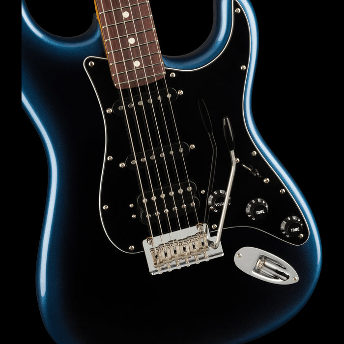 Fender American Professional II Stratocaster HSS Dark Night Electric Guitar Front Body Detail
