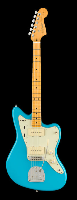 Fender American Professional II Jazzmaster Miami Blue Electric Guitar With Case