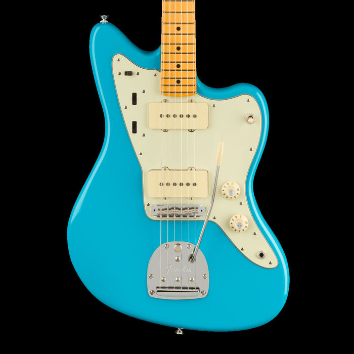 Fender American Professional II Jazzmaster Miami Blue Electric Guitar With Case