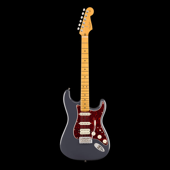 Fender American Professional Classic Stratocaster HSS Maple Fingerboard Faded Black Front