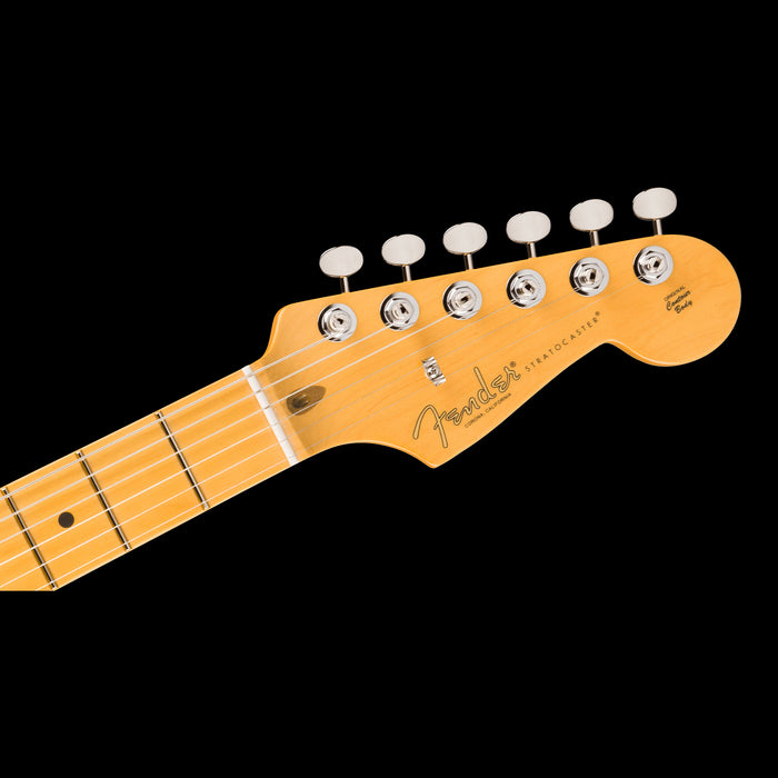 Fender American Professional Classic Stratocaster HSS Maple Fingerboard Faded Black Headstock Front
