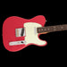 Fender American Professional Classic Telecaster Rosewood Fingerboard Faded Dakota Red Closeup Body Right