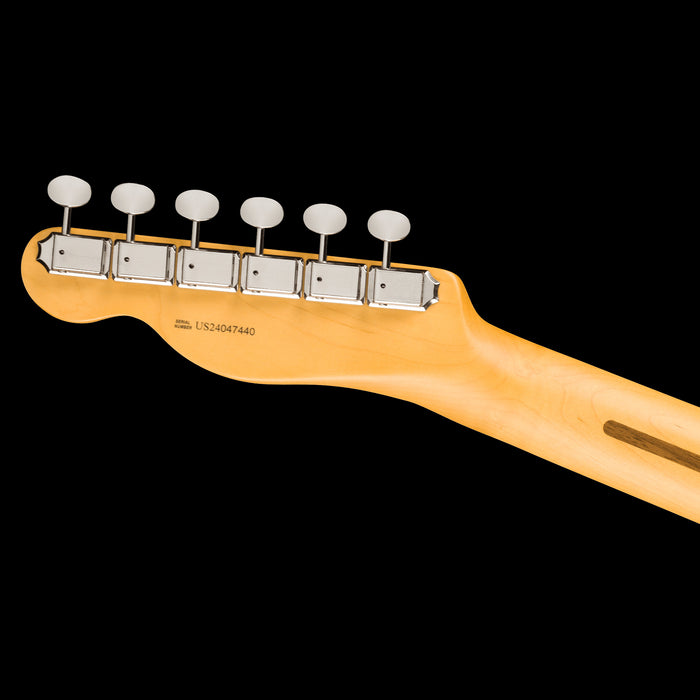 Fender American Professional Classic Telecaster Maple Fingerboard Faded Sherwood Green Metallic Headstock Back