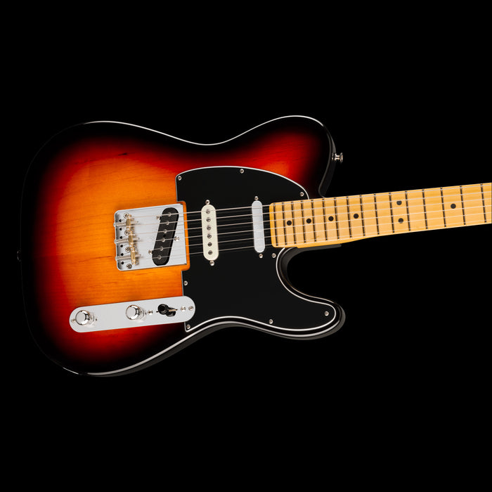 Fender American Professional Classic Hotshot Telecaster Maple Fingerboard 3-Color Sunburst Closeup Body Right