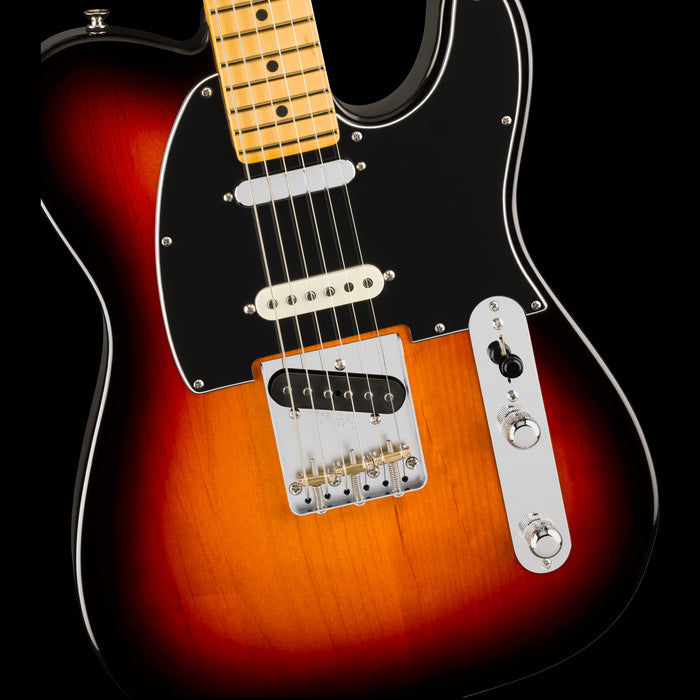 Fender American Professional Classic Hotshot Telecaster Maple Fingerboard 3-Color Sunburst Front Body Detail