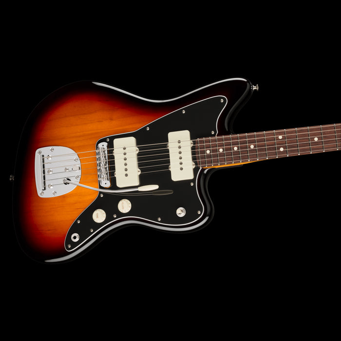 Fender American Professional Classic Jazzmaster Rosewood Fingerboard 3-Color Sunburst Closeup Body Right