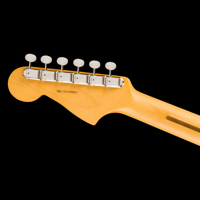 Fender American Professional Classic Jazzmaster Rosewood Fingerboard Faded Sherwood Green Metallic Headstock Back