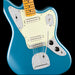 Fender American Professional Classic Jaguar Maple Fingerboard Faded Lake Placid Blue Front Body Detail