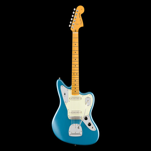 Fender American Professional Classic Jaguar Maple Fingerboard Faded Lake Placid Blue Front