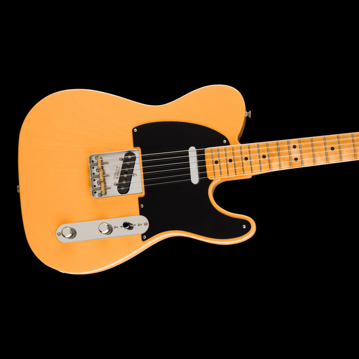 Fender 75th Anniversary Vintera Road Worn 1951 Telecaster Butterscotch Blonde Contour Body Right