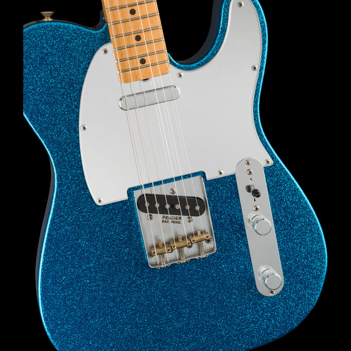 Fender Artist Series J Mascis Tele Maple Board Bottle Rocket Blue Flake Front Body