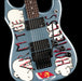 Fender Tom Morello "Arm The Homeless" Blue Ice Metallic  Front Body Detail