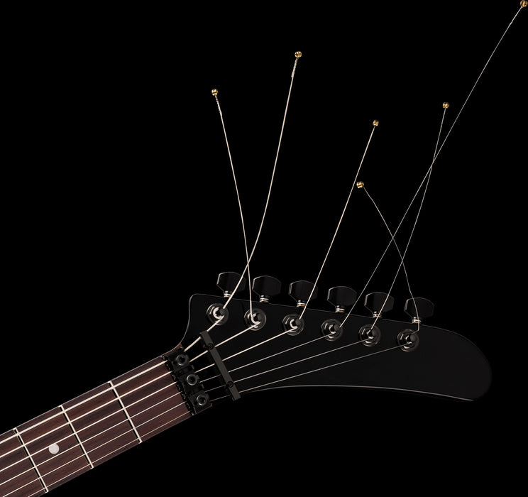 Fender Tom Morello "Arm The Homeless" Blue Ice Metallic Headstock