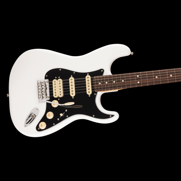 Fender Player II Stratocaster HSS Polar White Closeup Body Right