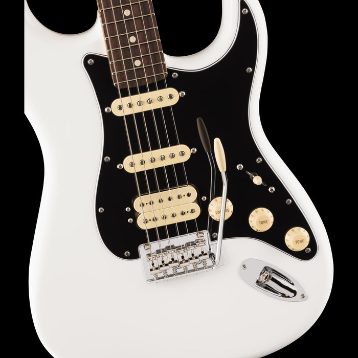 Fender Player II Stratocaster HSS Polar White Front Body Detail