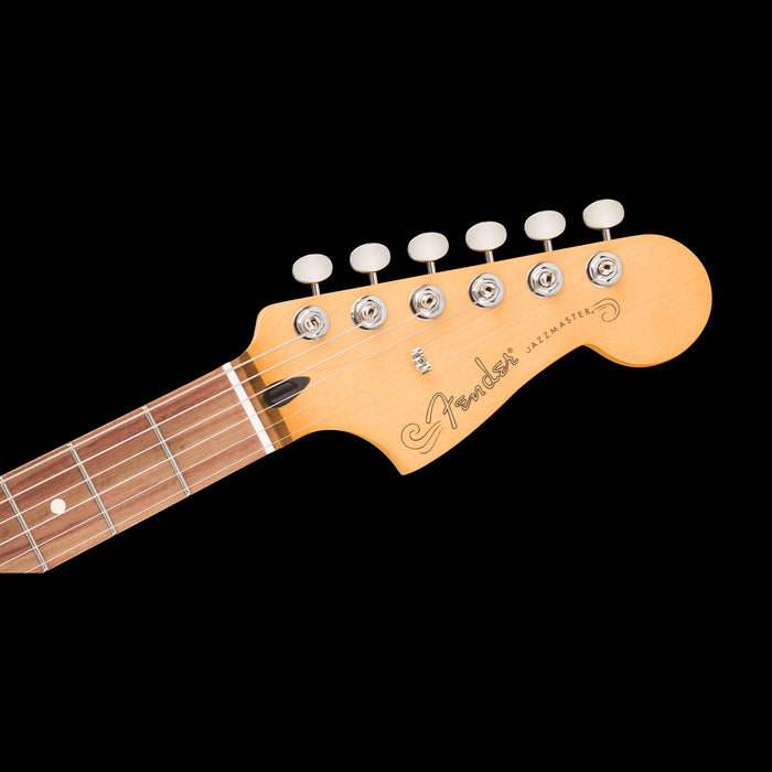 Fender Player II Jazzmaster Rallye Orange Headstock 