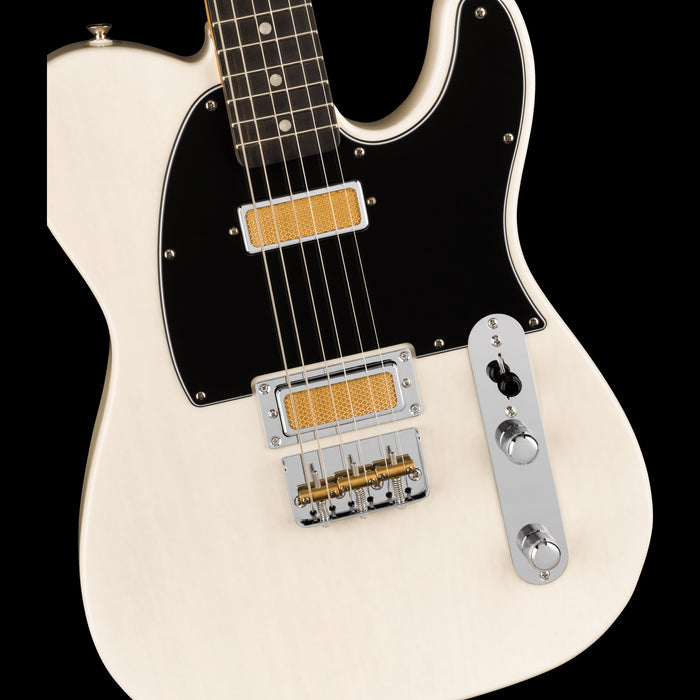 Fender Gold Foil Telecaster Ebony Fingerboard White Blonde Front Body