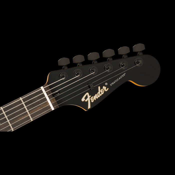 Fender Limited Edition Player Fusion Stratocaster HSS Black Headstock 