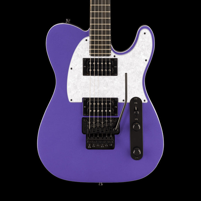 Fender Limited Edition Player Fusion Telecaster HH Floyd Rose Aura Metallic Front Crop