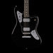 Fender Limited Edition Player Fusion Jaguar Baritone Black Front Crop 