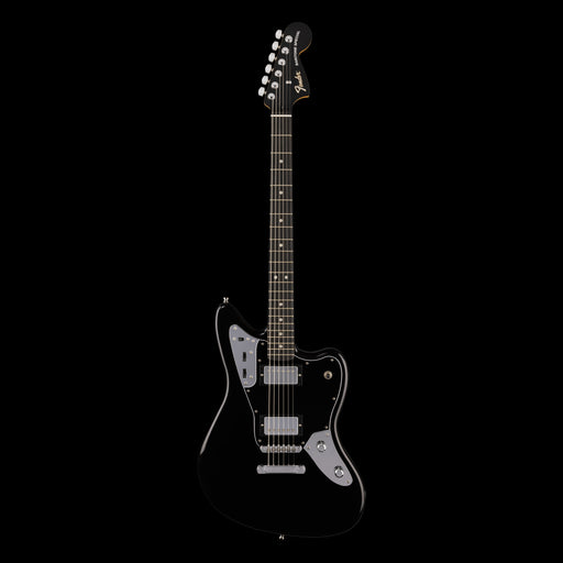 Fender Limited Edition Player Fusion Jaguar Baritone Black Front 